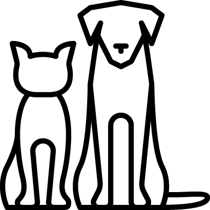 An icon of a dog and cat